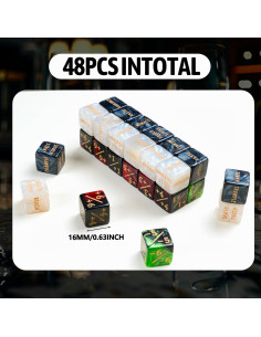 48 Dados Contadores MTG Ravonixis - Palabras Clave y Vida 2