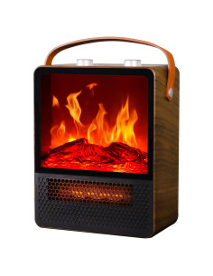 Calentador de Chimenea Eléctrico RealSmart 1908N 1500W Portátil