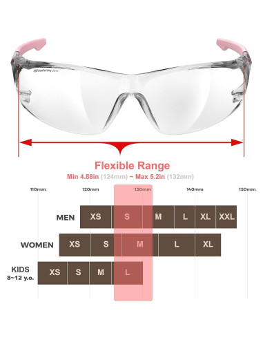 Gafas de Seguridad HTS HUNTERSKY Claras Anti-Niebla