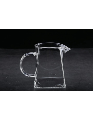 Jarra de vidrio I-MART 355 ml para leche y té