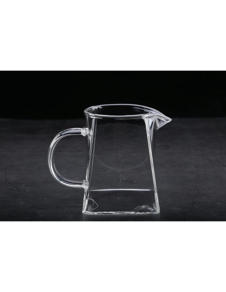 Jarra de vidrio I-MART 355 ml para leche y té