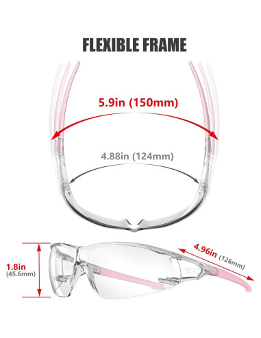 Gafas de Seguridad HTS HUNTERSKY Claras Anti-Niebla