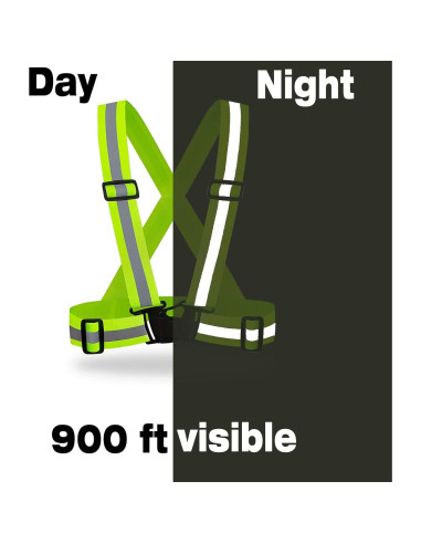 Chalecos de Seguridad DUSKCOVE 2 Pzs Amarillo Reflectante