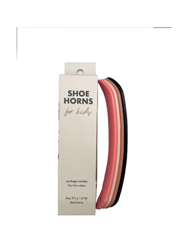 Calzador para Niños J&C Brands - Paquete de 4 Colores