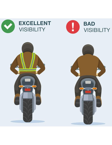 Chalecos de Seguridad DUSKCOVE 2 Pzs Amarillo Reflectante