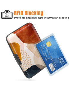 Soporte de Tarjeta de Crédito Rimilak Aluminio Slim con Bloqueo RFID 2