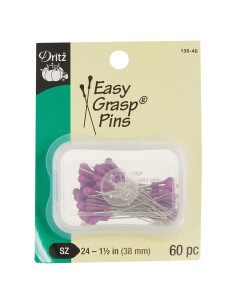 Alfileres de Fácil Agarre Dritz 135-40 Morado 60 Piezas