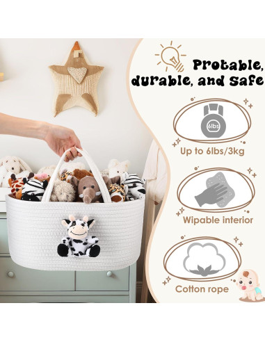 Organizador de Pañales de Vaca FoldTier 36x23x17 cm