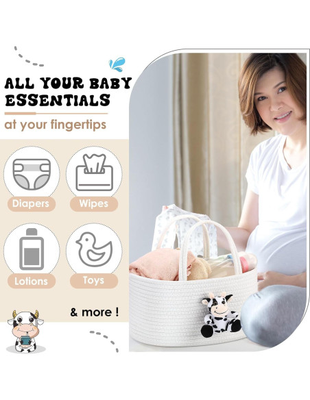 Organizador de Pañales de Vaca FoldTier 36x23x17 cm