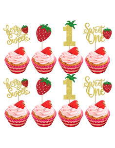 Adornos para Cupcakes YCTHUNFISH - 24 Piezas Dorados