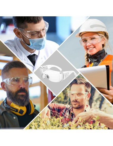 Gafas de Seguridad Salfboy Anti-Niebla ANSI Z87 Claras