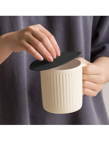 Cubierta de Silicona Carrotez para Tazas - 11 cm - Negra