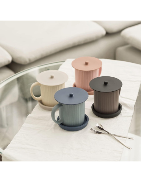 Cubierta de Silicona Carrotez para Tazas - 11 cm - Negra