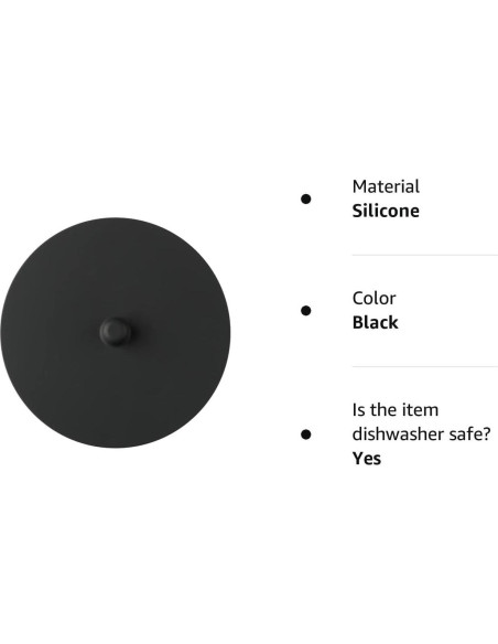 Cubierta de Silicona Carrotez para Tazas - 11 cm - Negra