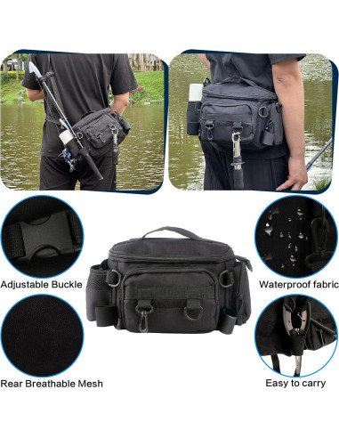 Kit de Herramientas de Pesca Mouhike 113 Piezas con Bolsa