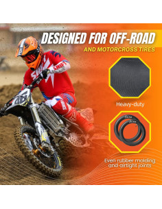 Paquete de 2 Tubos Internos AR-PRO 100/90-19 Caucho Natural 2