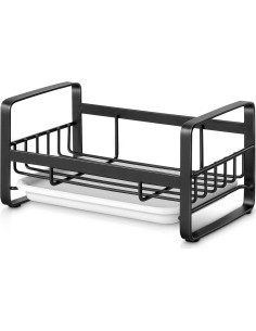 Soporte para Esponjas HULISEN de Acero Inoxidable Negro 2
