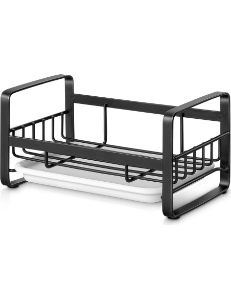 Soporte para Esponjas HULISEN de Acero Inoxidable Negro