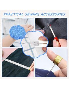 Kit de Costura eZAKKA 341 Piezas con Almohadilla Magnética 2