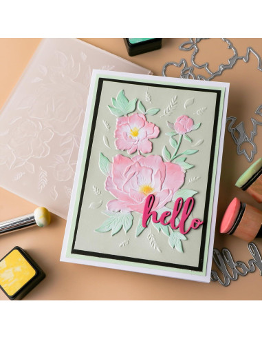 Carpeta de Relieve 3D Briartw para Scrapbooking 16x11.5 cm