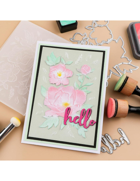 Carpeta de Relieve 3D Briartw para Scrapbooking 16x11.5 cm