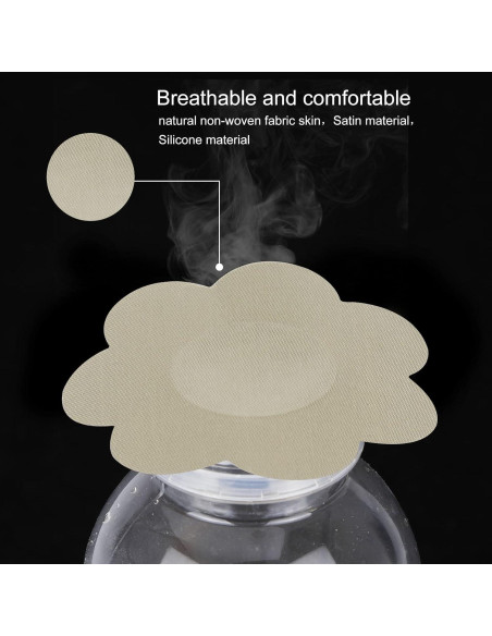 Cubiertas de Pezón Adhesivas ONESING - 76 Piezas Beige