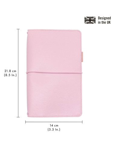 Cubierta de Cuaderno Pukka Pad Rosa Bailarina 21.6x14 cm