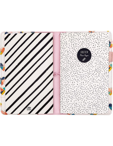 Cubierta de Cuaderno Pukka Pad Rosa Bailarina 21.6x14 cm