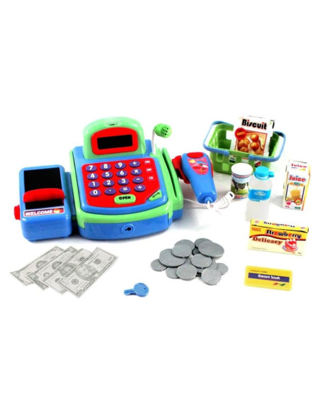 Caja Registradora Electrónica Kid Fun con Sonidos y Acciones