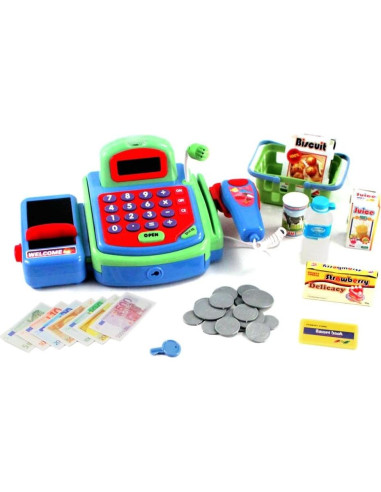 Caja Registradora Electrónica Kid Fun con Sonidos y Acciones