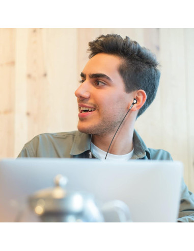 Auriculares USB C BENEWY con Micrófono y Control de Volumen