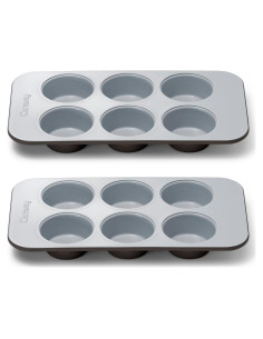 Sartén para Muffins Caraway 6 Tazas Cerámica Antiadherente