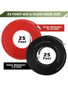 Conjunto de Mangueras de Aire y Fluido Frienda 7,6 m 2