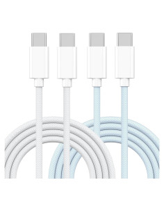 Cable de carga rápida USB C 60W 3m 2Pack para iPhone 16 Pro