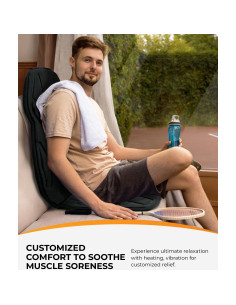 Cojín de Masaje CooCoCo con Calor y Vibración 8 Motores 2