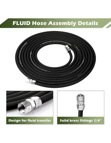 Conjunto de Mangueras de Aire y Fluido Frienda 7,6 m