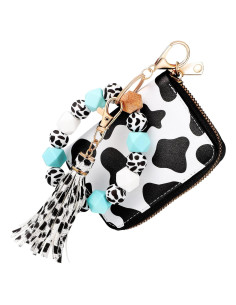 Monedero de Llave de Muñeca 2 Pcs Abaodam Cuero PU Vaca