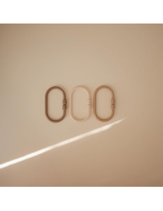 Anillos de Cadena mushie para Bebés - 12 Piezas Multiuso 2