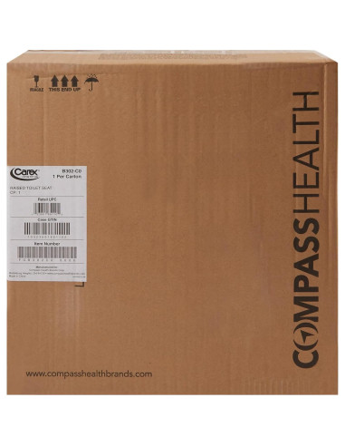 Elevador de Asiento de Inodoro Carex 12.7 cm Antideslizante