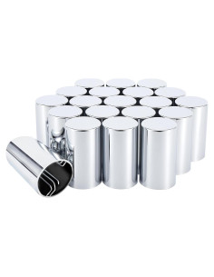 Cubiertas de Tuerca de Rueda PRINIC ABS Cromo 33mm 20 PCS