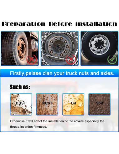 Cubiertas de Tuerca de Rueda PRINIC ABS Cromo 33mm 20 PCS