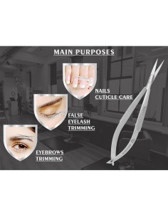 Tijeras de Cutícula SILLVER CS-04 Acero Inoxidable 18mm 2