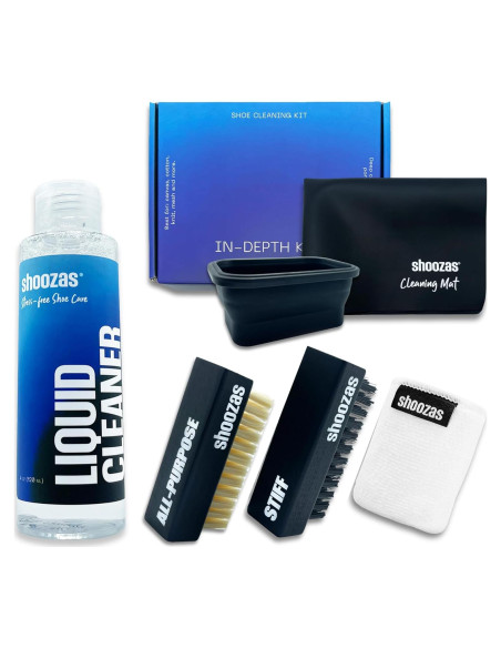 Kit de Limpieza de Zapatos Shoozas - 6 Piezas, No Tóxico Kit de Limpieza de Zapatos Shoozas - 6 Piezas, No Tóxico