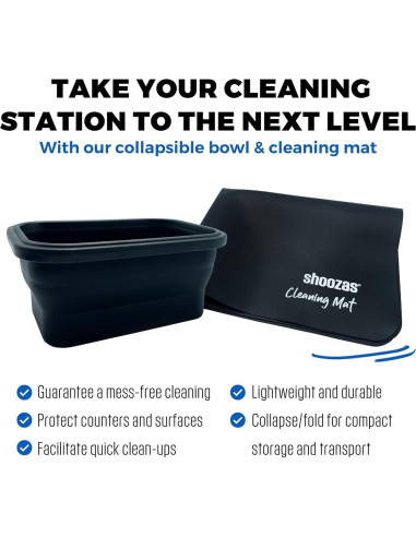 Kit de Limpieza de Zapatos Shoozas - 6 Piezas, No Tóxico