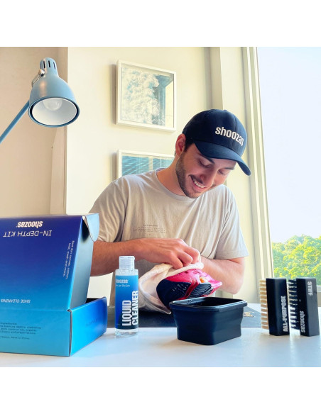 Kit de Limpieza de Zapatos Shoozas - 6 Piezas, No Tóxico Kit de Limpieza de Zapatos Shoozas - 6 Piezas, No Tóxico