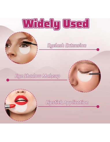 100 Stickers Protectores de Sombra de Ojos JJUNW 6.7x5cm