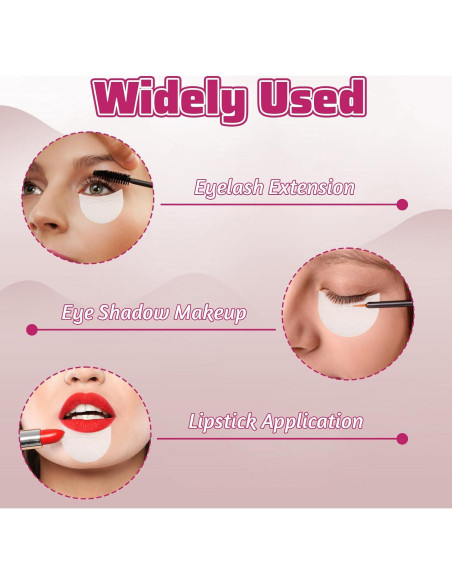 100 Stickers Protectores de Sombra de Ojos JJUNW 6.7x5cm