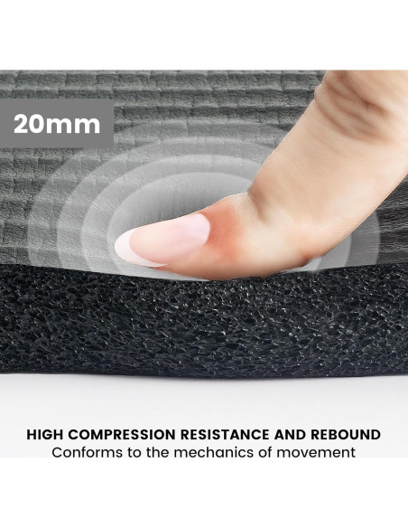 Cojín de Rodillas HASSLICKIT 24x10cm Espuma Antideslizante