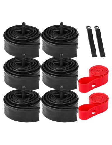 Tubo Interior de Bicicleta Yeesport 20/24/26 x 1.75-2.125" 6 Pack