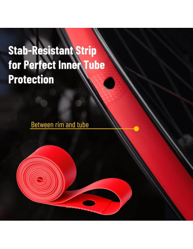 Tubo Interior de Bicicleta Yeesport 20/24/26 x 1.75-2.125" 6 Pack